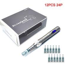 Dr RealPen Ultima M8 Professional Derma Pen With 12 Pcs 11/16/24/36/42/Nano Cartridges - Grey - View 13