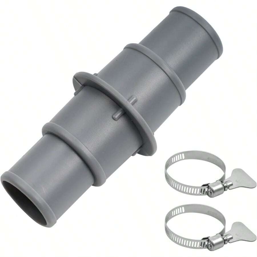 Lot de 3 raccords de tuyau de piscine pour tuyau de piscine de 3,8 cm et 3,8 cm pour aspirateur de piscine, filtre de pompe, tuyau gonflable au sol