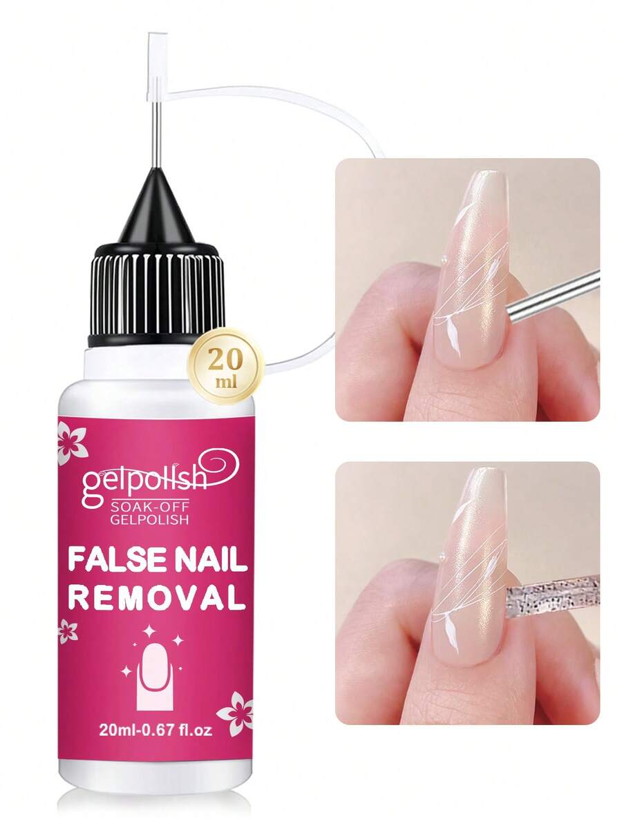 Nước tẩy sơn móng tay 20ml - Công thức dịu nhẹ, thích hợp cho sơn gel, acrylic và móng giả, tẩy không gây hư hại, chai màu hồng có đầu bôi, thiết kế thời trang, không mùi hương. - Trong sáng - Xem 1