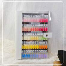 120 Color Magnetic Nail Polish Display Book With Loose-Leaf, Removable Nail Color Chart Album, Nail Polish Color Sample Book, Comes With Nail Tapes And Nail Stickers - White - View 7