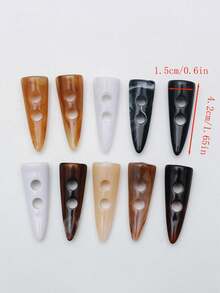 6 件时尚树脂纽扣，百搭装饰纽扣，适用于女士旗袍、外套、夹克