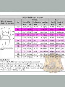 Corset Tops For Women, Bustier Lace Top Corsets Belt, Plus Size Faja Waist Cincher Bodysuit Overbust Lingerie - 棕色 - 查看 3