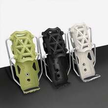 Soporte de Botella de Ciclismo Adaptativo Genérico, Soporte de Barra de Choque Ajustable para Manillar, Soporte de Botella de Agua para Motocicleta y Bicicleta, Sujeción Automática para Vasos de 2''-3'' de Diámetro (1PCS-Negro) - 2 piezas - Verde - Ver 11