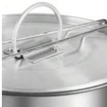 Flanera de aluminio con tapa - Molde para uso en Horno y  baño María - Plateado - Ver 4
