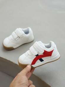 秋季新款防滑透气婴儿学步鞋，软底婴儿学步鞋，阿甘风格 - 紅色 - 查看 1