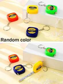 4/8/12pcs 1m/3.3ft Retractable Key Chain Tape Measure - Stainless Steel Compact Pocket Ruler With Dual Color Key Ring (Yellow/Green/Blue/Red) - Metal Tape, Suitable For DIY, Crafts, Travel - Ideal Gift, Key Chain Ruler, Mini Measuring Tape, Versatile Pocket Tape Measure, Retractable, Metric/Imperial, Construction Party Favors, Birthday Presents, Daily Use - Multicolor - View 13