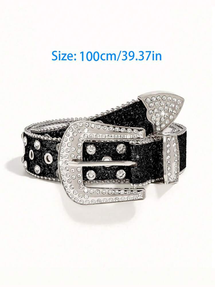 1条水钻腰带，朋克风铆钉腰带，适合搭配夹克或派对装饰，闪耀街头风，四季皆宜，夏季、校园休闲、商务场合皆可佩戴，是送给男友、丈夫、父亲、男士的理想礼物，日常穿着时尚百搭，适合青少年、户外、度假、运动、旅行、街头、波西米亚风、复古风等各种场合，也适合秋季、万圣节等秋冬季佩戴。适合青少年、青年、男士，休闲、户外、运动、度假、毕业礼物、生日礼物、日常穿着。 - 銀色 - 查看 17