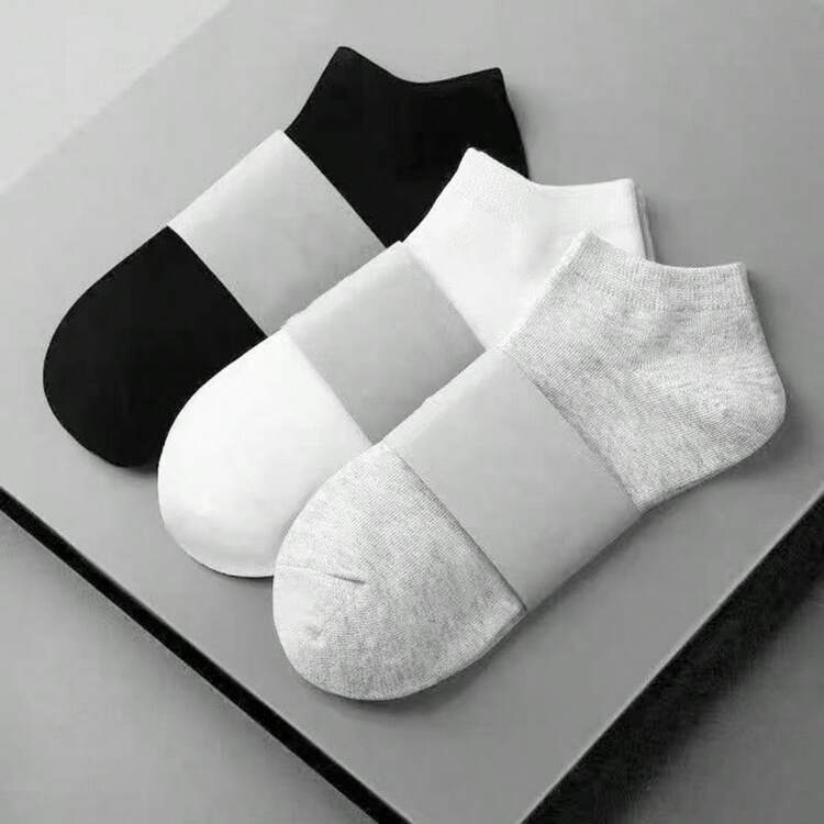 Kit 12 Pares Meias Soquete Cano Curto Unissex Multicolorido Tamanho 35-40 - Multicolorido - Visão 2