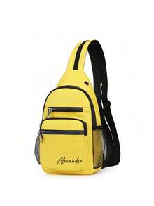 Customized New Waterproof And Versatile Chest Bag, Suitable For Outdoor Fashion And Sports, Crossbody Bag, Multifunctional, Suitable For Both Men And Women To Wear, Easy To Carry When Traveling, Multi Pocket Design, Simple And Fashionable Color Matching, Multiple Color Options, Large Capacity, Simple Casual Shoulder Bag, Give To Family And Friends, Birthday Gifts, Essential For Going Out