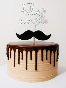 Decoración para Pasteles, Tartas y Postre para Celebraciones de Cumpleaños - Cake Topper en Madera MDF de 3 mm de Grosor - Color Plateado - Ideal para Decorar Pasteles y Tartas - Diseño Moderno con la Leyenda "Feliz Cumple" en Tipografía Manuscrita, Elegante y Moderna - Complemento perfecto para Cumpleaños, Aniversarios, Fiestas Temáticas, Infantiles, entre otras Para Hombres, Mujeres y Niños - Con medidas de 20 x 12 cm y Grosor de 3 mm - Fácil de colocar, Resistente y Reutilizable - Elaborado en México con Acabados de Calidad - Realza cualquier Pastel, Tartas y Mesa de Postres - Se adapta tanto a celebraciones infantiles como juveniles y de adultos, para hombres y mujeres. - Plateado - Ver 4