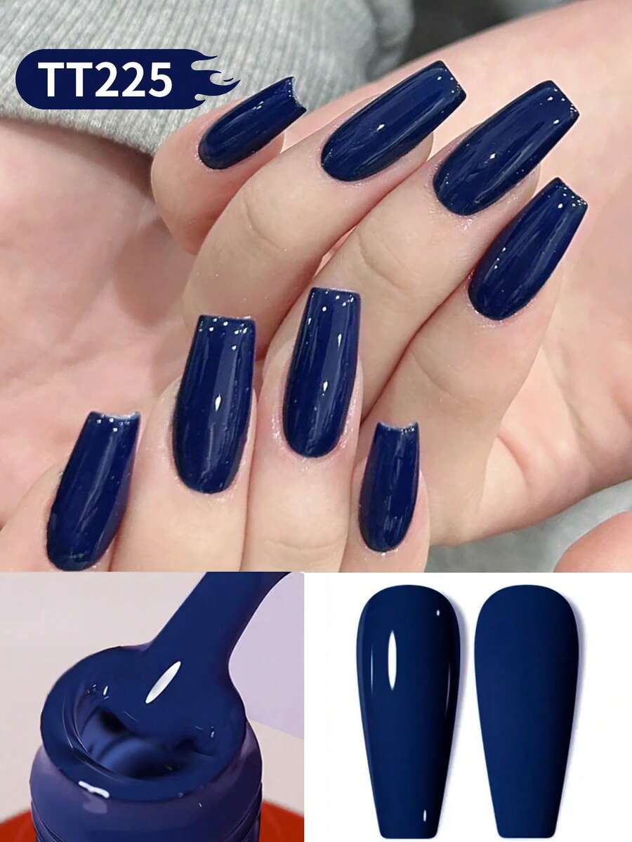 Tonitu g. Tonitu G 7ml Gelee Halbpermanent Gel Nagellack, Königsblau, Marineblau, Hautfarbe, Nude, Milchtee, Violett, HEMA-frei, TPO-frei, UV-LED Aufweichen Licht Aushärtung Lack Gel mit Langzeiteffekt für Frauen, Mädchen, Alle Jahreszeiten Nagelkunst DIY Salon Zuhause Urlaubsgeschenk Nägel - Verschiedenfarbig - Übersicht 1