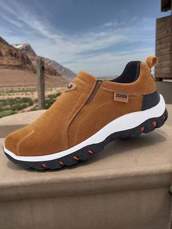 1 Pair Men's Sports Shoes Leather Breathable Casual Shoes Anti-Skid Hiking Shoes For Women Running Outdoor Brand Shoes