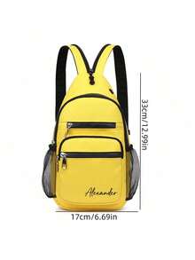 Customized New Waterproof And Versatile Chest Bag, Suitable For Outdoor Fashion And Sports, Crossbody Bag, Multifunctional, Suitable For Both Men And Women To Wear, Easy To Carry When Traveling, Multi Pocket Design, Simple And Fashionable Color Matching, Multiple Color Options, Large Capacity, Simple Casual Shoulder Bag, Give To Family And Friends, Birthday Gifts, Essential For Going Out