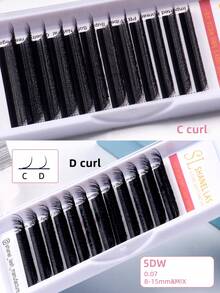 12 Reihen C/D/L Curl 3D W YY 4DW 5DW Wimpern 0,07 Mix Einzellänge 8-15mm Vorbereitete W Fächer Wimpernverlängerungen Natürlich Weich Schwarz W-förmiger Stil Wimpern Künstliche Nerz Einzelwimpern Cluster Natürlich Weich Brasilianische Wimpernverlängerungen Vorbereitete Volumen Fächer Wimpern, Kleeblatt Wimpern