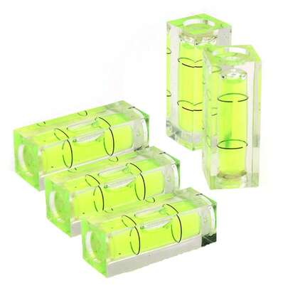3Set (5pcs/Set) Square Mini Spirit Levelling Bubble Small Levels Vials Measuring Tester