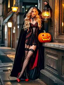 1pc Adult Festival Velvet Shawl, 150cm/59in Length, No Power Required, Suitable For Various Holiday Party Costumes And Props - Multicolor - View 13