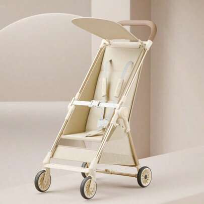 Un nuevo cochecito plegable portátil, multidireccional y de alta calidad con parasol incorporado, protección UV y protección contra la lluvia: un artículo imprescindible para todas las mamás.