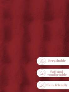 1/2/4件装奢华仿毛皮托斯卡纳风格抱枕套，不含枕芯，柔软舒适，蓬松柔软，适用于客厅沙发、卧室床头板、家居装饰，酒红色毛绒抱枕套，超大尺寸45x45英寸，拉链封口，可机洗，通过Oeko-Tex认证 - 酒紅色 - 查看 5