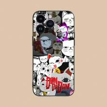Funda de teléfono Dandadan Turbo Granny para  16 15 14 13 12 11 X XR XS 8 7 Pro Max Plus Mini, cubierta negra bonita de lujo, compatible con funda de  17, funda de  17 Pro, funda de  17 Pro Max - Negro 1 - Ver 8