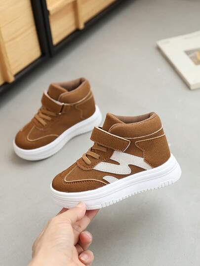 儿童高帮运动鞋，秋季新款，韩版时尚儿童休闲鞋，婴幼儿运动鞋，男女通用小白鞋