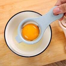 2pcs/1pc Egg Yolk Separator, Egg White Strainer, Kitchen Baking Tool