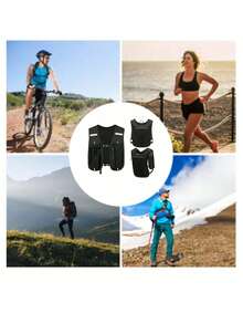 Nacht Laufen Reflektierende Weste Rucksack, Atmungsaktive Fahrrad Sport Wasserflasche Handytasche, Multifunktionaler Wandern Lässig Kleiner Rucksack, Leichtes Wasserdichtes Trail Running Ausrüstung, Weihnachten