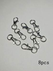 4 peças/8 peças Travas à prova de fuga para papagaios, travas de gaiola de pássaros, travas de segurança de gaiola, travas de porta de gaiola de pássaros pequenos, acessórios à prova de fuga, travas de porta de gaiola de pássaros, travas de porta de gaiola de coelho, travas de porta, travas de porta de gaiola de pombo, travas especializadas para fixação de porta de gaiola