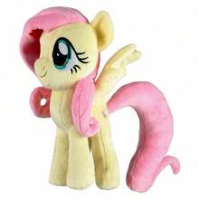 Hasbro (約 32cm) My Little Pony 彩虹小馬 12 英吋官方授權毛絨娃娃，柔軟彩色填充玩偶附可穿戴配件 | 驚喜開箱禮物，適合女孩，激發想像力 - 小蝶 - 查看 8