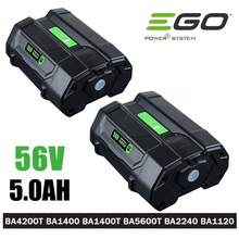 [Upgrade | 2PACK ] 56V 5.0Ah Replace Battery For EGO Power+ BA1400T Battery Lithium Ion Battery Compatible With 56V Power Tools CS1604 CS1804 CS1403 HT2400 LB6504 LB5804 Tools, Battery Lithium Battery Charger, Batteries All Sizes, Battery Tools, Batteries Battery, Outdoor Power Equipment, Cordless Tool Battery, Lightweight Battery Pack, Toolcompatible Battery, Longlasting Power, Durable Battery Build, Battery Replacement, Power Source, Landscapers And Gardeners - 黑色 - 查看 7