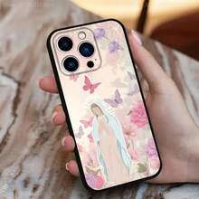 Christentum,Christentum -Hülle, VirginDeGuadalupeArtCaseFür17,16,15,14,13,12,11Plus,ProMax,XS,X,XR,SE,Mini,8,7,WeicheSilikonSchwarzeHülle - Z8 - Übersicht 4