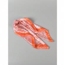 1pc Paisley Pattern Bandana Women Head Scarf Fashion Head Scarf Bandana,Hair Band,Head Band Ideal For Dressing Up Your Look - 橘色 - 查看 2