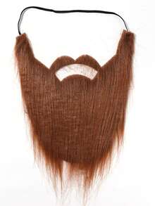 4pcs Interesting Fake Beards And Beard Sets, Suitable For Holiday Parties, Christmas, Parties And Birthdays. Act As Decoration Halloween Costume