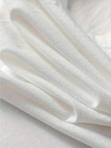 1 Piece Funny Chef Costume Jacket - Faux Chef Uniform T-Shirt Lightweight Breathable Crew Neck Short Sleeve Unisex Casual Wear For Daily Work Or Party Outfit - trắng - Xem 3