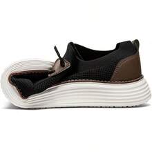 Mens Slip On Loafers Boat Shoes Non Slip Walking Shoes Running Shoes Fashion Sneakers For Men Comfort Lightweight Breathable Casual Office Shoes-20256688 - 黑色 - 查看 7