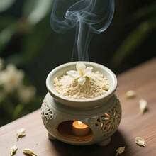 Bột hoa nhài 20g/50g, 100% chiết xuất thực vật, làm thơm mát không khí, thích hợp cho gia đình, phòng tắm, giấc ngủ, yoga, thiền định, thư giãn, ngoài trời, thanh lọc không khí văn phòng, giảm căng thẳng, lý tưởng cho kỳ nghỉ. - Hoa nhài - Xem 2