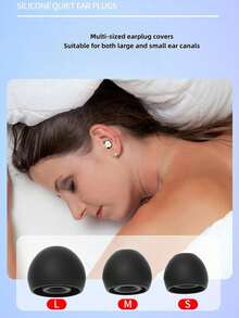 ​专业睡眠耳塞，用于打鼾和降噪 - 可重复使用的听力保护，适用于学习、旅行、音乐会和喧闹活动 - 包含 2 套额外的舒适耳塞（3 对）​ - 均碼 - 查看 5
