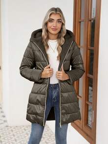 Abrigo clásico con bolsillos con cremallera para mujeres Risissida, ideal para viajes con estilo en otoño