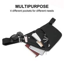 1 pieza Bolso bandolera antirrobo. Danza del dragón 900D. Bolso de pecho para hombres. Un bolso deportivo, de viaje y para ir al trabajo impermeable para hombres