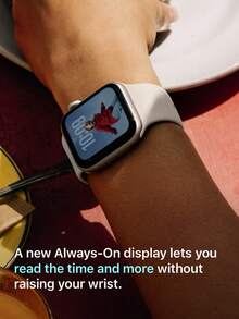 Apple Watch SE 3 GPS Smartwatch introducerar sömnpoäng | Ny handledstemperaturmätning | Njut av batteritid hela dagen, 18 timmar | Med glas som är 4 gånger mer motståndskraftigt mot sprickor | Ha hjälp nära till hands med säkerhetsfunktioner som kraschdetektering och falldetektering - Stjärnljus - Visa 5