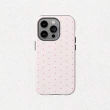 Pink Polka Dot  Case, Pink, Black, Suitable For 17 ProMax, 17, 16Pro, 15, 14, 13, 12. Premium Phone Case |     Shockproof Protective Phone Case |     Smart Phone Case - 混合色2 - 查看 10