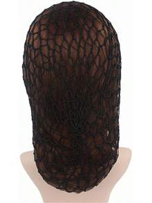Women Soft Rayon Snood Hat Hair Net Crocheted Hair Net Mix Colorshalloween - FW-12-卡其色 - 查看 10