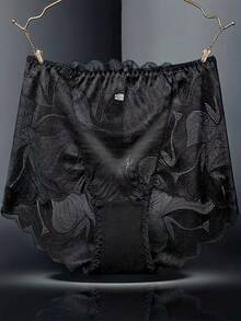 3PCS Panties For Woman Underwear Sexy Lace Breathable Soft Lingerie Female Briefs Panty Plus Size Lace M L XL XXL - 彩色 - 查看 6