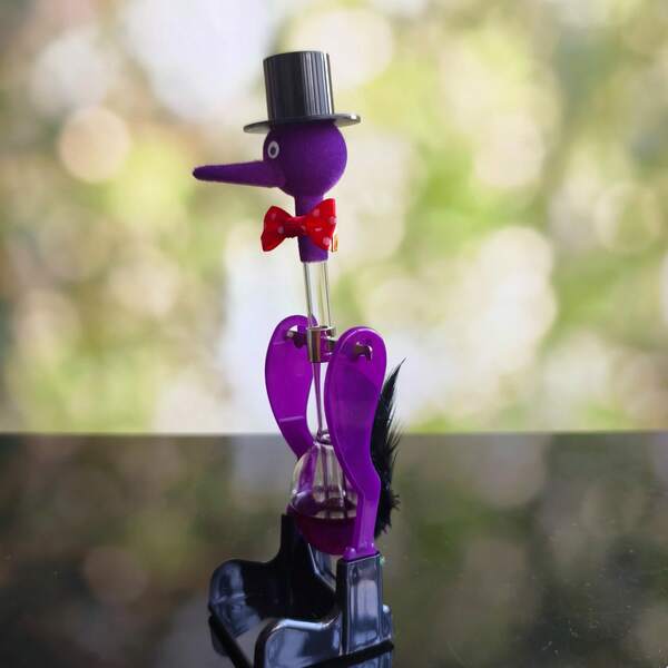 Ornements de bureau pour adolescents, oiseaux pour faire de l'exercice et boire de l'eau, pour soulager le stress. Sentiments novateurs, cadeaux pour les amis et la famille