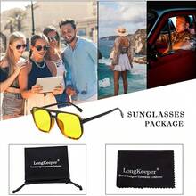 Lacrosse Goggles - 黑色豹紋鏡框/黃色鏡片 - 查看 7