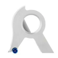 1 件 ProCraft 纸质画家胶带分配器，20 米长纹理纸质标准胶带涂抹器，适用于墙壁和地板涂漆，设计易于使用的密封工具，DIY 家居装修 | 实用工艺工具 | 多功能胶带，可用作厨房标签纸