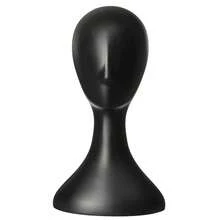 Plastic Female Mannequin Wig Hair Hat Scarf Manikin Head Model Display Stand AU - màu đen - Xem 9