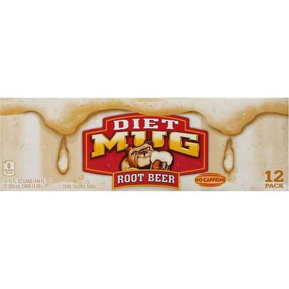 Diet Mug cerveza de raíz, 12 ct, latas de 12 oz