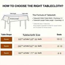 7pcs Burgundy Satin Tablecloth 58*71 Inch, Soft Tablecloth For Birthday Party, Wedding, Banquet, Gathering, Meeting, Celebration, Ceremony Decoration - Multicolor - View 4