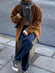 女士棕色短外套，别致优雅的秋季外套，完美打造秋季时尚造型