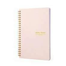 1pc Colorful Teacher's To-Do List Spiral Notebook, PP Matte Weekly Planner, Flip-Up Schedule Book, Self-Discipline Notepad, Spiral Sketchbook, Student Professional Drawing Painting Sketch Book, Watercolor & Art Painting Book